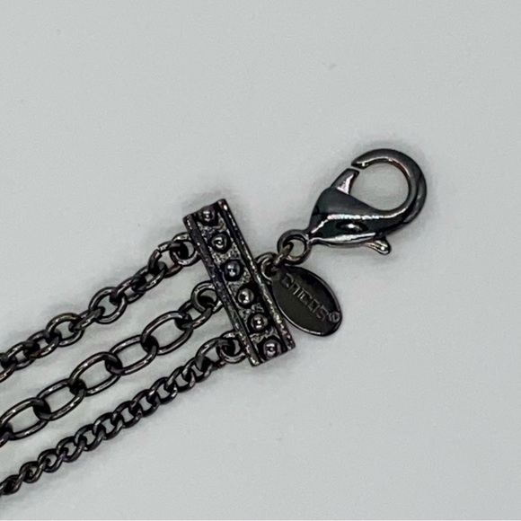 CHICO’S Triple Chain Convertible Necklace - Picture 9 of 11